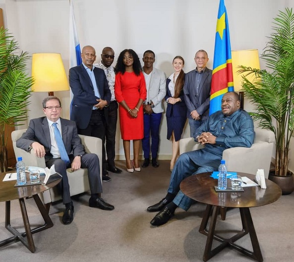 Le 18 août 2021, Kinshasa, l’interview de S.E.Monsieur Alexey SENTEBOV, Ambassadeur de la Fédération de Russie, pour l'émission "JT DIPLOMATIQUE"