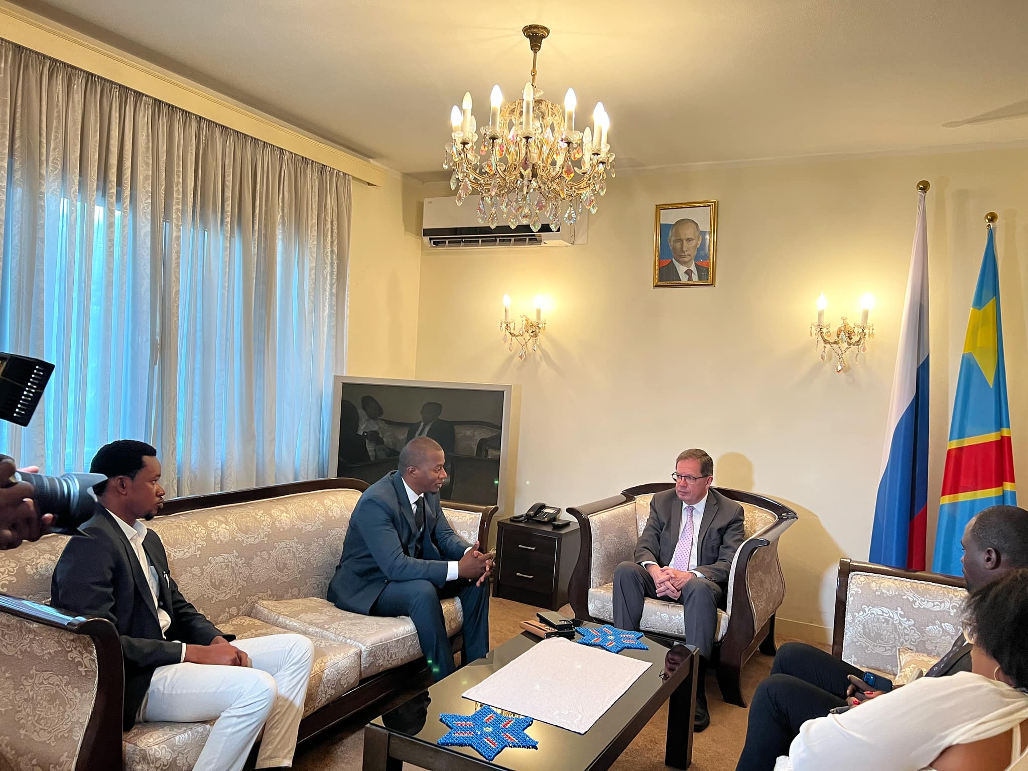 La rencontre de l’Ambassadeur de la Fédération de Russie avec une délégation du Sud-Kivu
