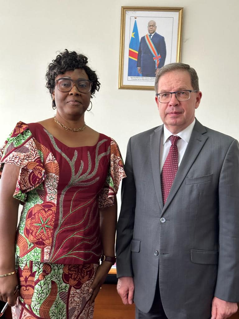 Sur la rencontre de l’Ambassadeur de la Russie avec le Directeur-Chef de service de la Direction Europe au Ministère des Affaires étrangères de la RDC
