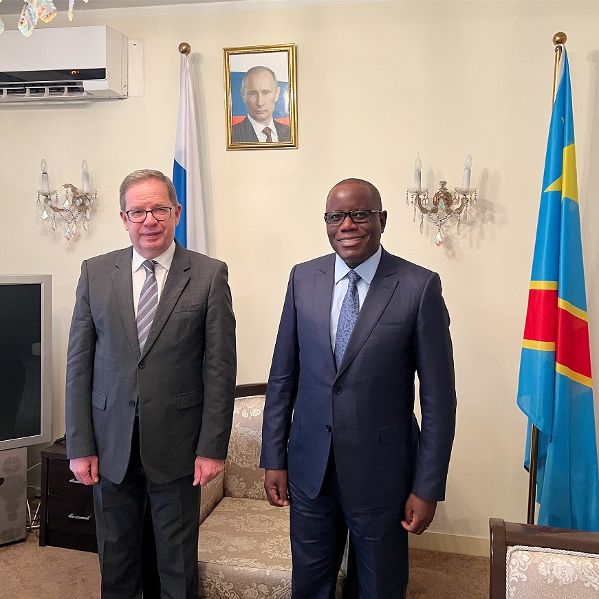 Sur la rencontre de l’Ambassadeur de la Fédération de Russie avec le député national, ancien président de l'Assemblée nationale de la RD Congo